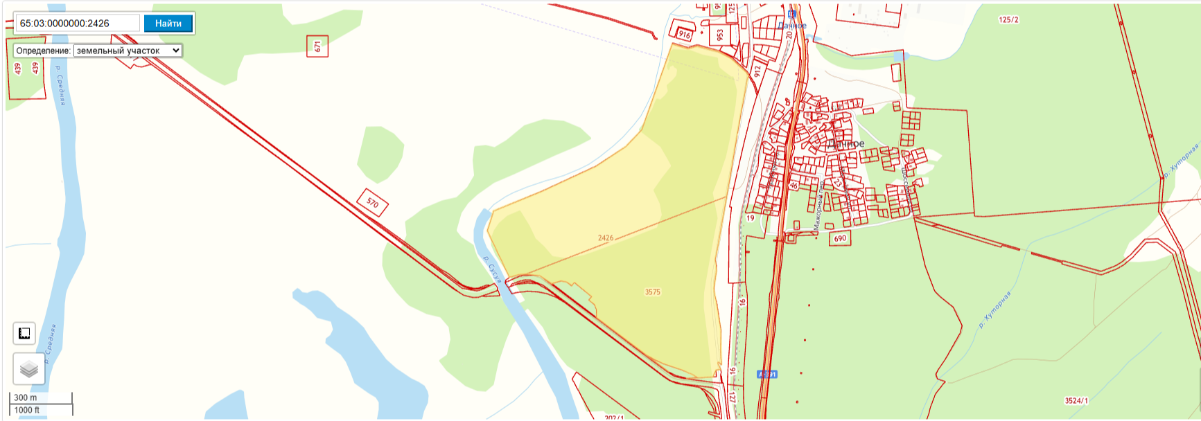 Земельный участок 65:03:0000000:2426